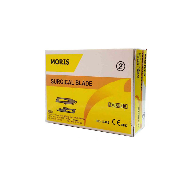 تیغ استریل موریس شماره 22 بسته 100 عددی