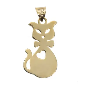 Rosa N093 Gold Necklace Pendant Plaque