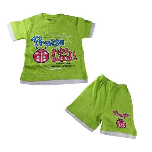 ست تی شرت و شلوارک بچه گانه جی جی کو دخترانه کد 13