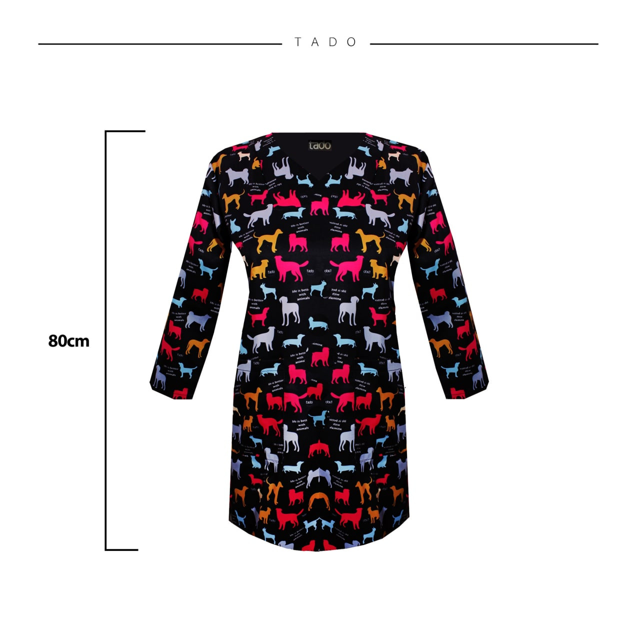 روپوش پزشکی زنانه تادو مدل TRO1920