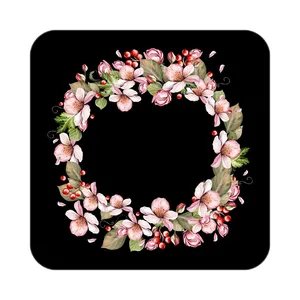 زیر لیوانی کاکتی طرح گل مدل mp19565