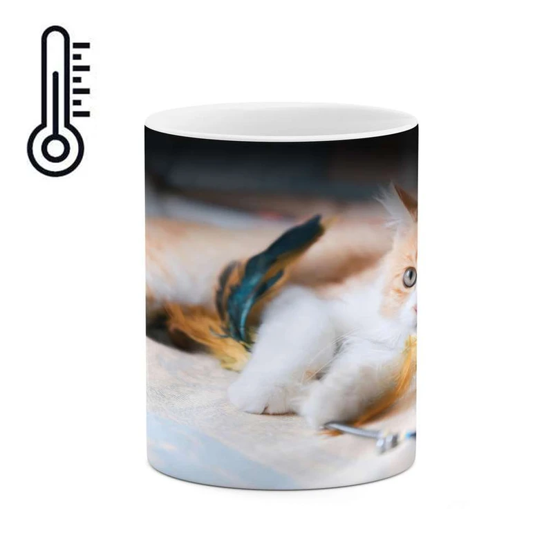 ماگ حرارتی کاکتی مدل گربه کد mgh15484