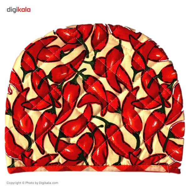 روقوری چاپی رزین تاژ طرح فلفل قرمز