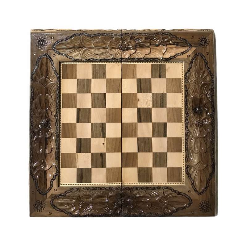 صفحه شطرنج منبت کاری مدل تاس کد 01