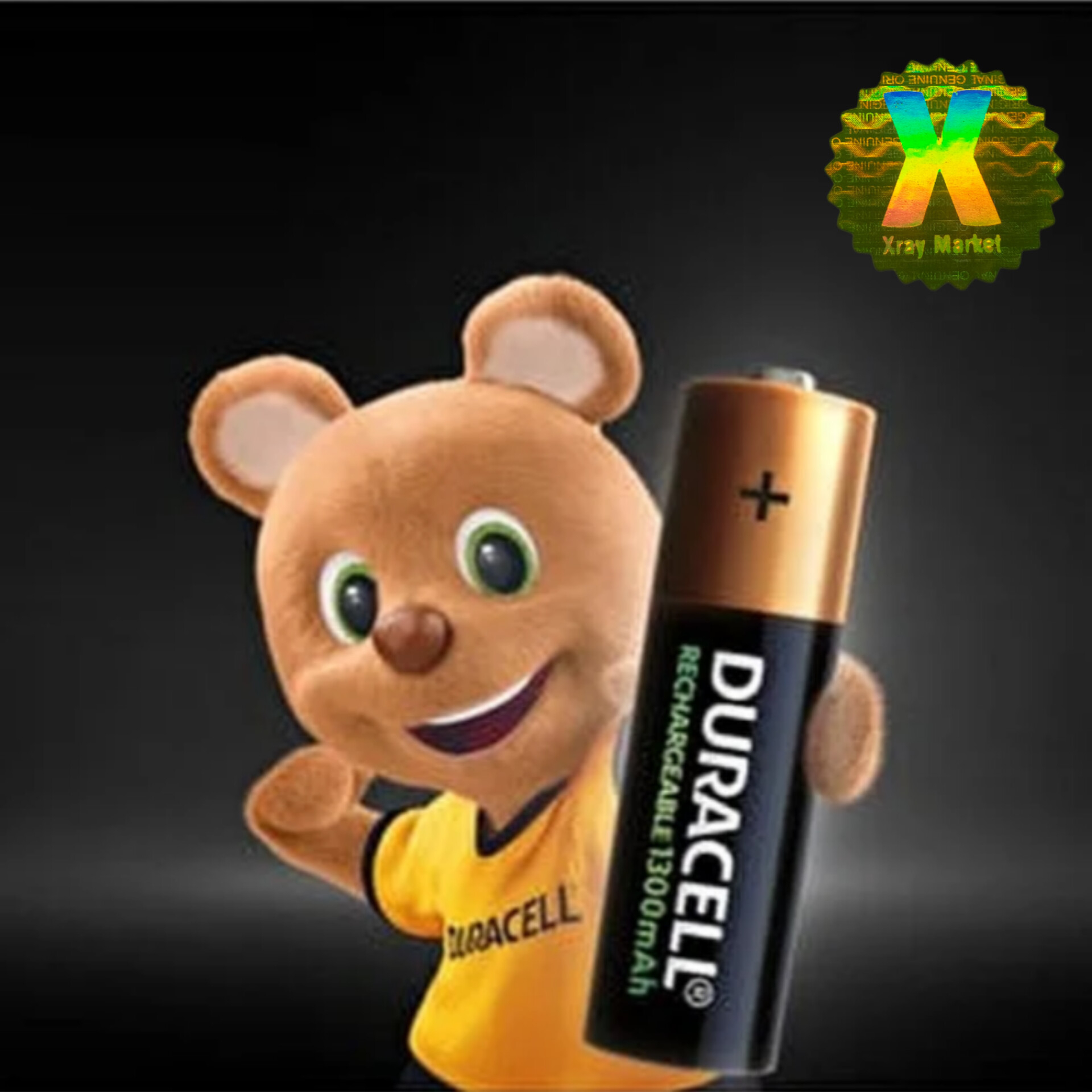 باتری قلمی قابل شارژ دوراسل مدل RECHARGEABLE 1300mAh XRAY بسته دو عددی