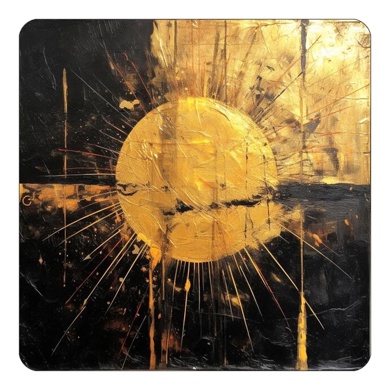 مگنت کاکتی طرح نقاشی رنگ روغن مدل mp71911