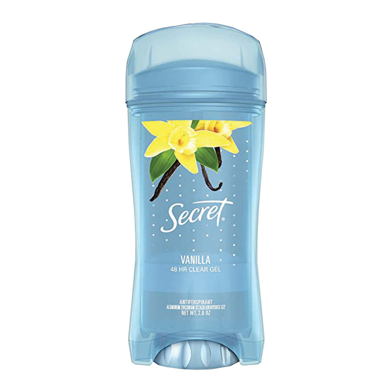 ژل شفاف ضد تعریق زنانه سکرت مدل VANILLA وزن 73 گرم
