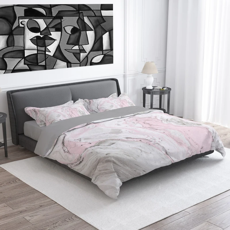 سرویس روتختی مدل ماربل 241952 دو نفره 6 تکه