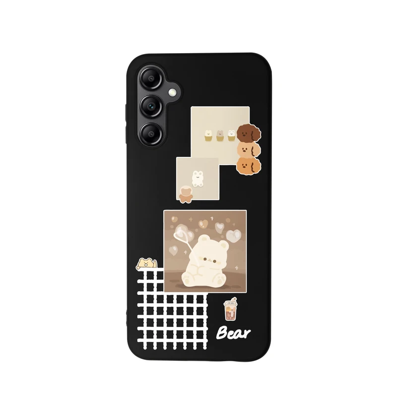 کاور قاب گارد طرح قاب عکس خرس دخترونه کد k044 مناسب برای گوشی موبایل سامسونگ Galaxy S23 Fe