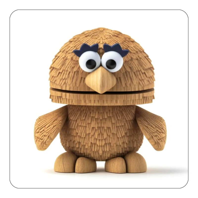 مگنت کاکتی طرح حیوانات کارتونی مدل mp28860