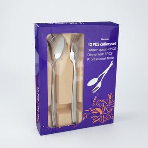 قاشق و چنگال 12 پارچه کد UN-511