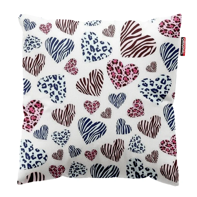   کوسن پاد آفرین طرح قلب کد 4854 سایز 30*30 سانتی متر