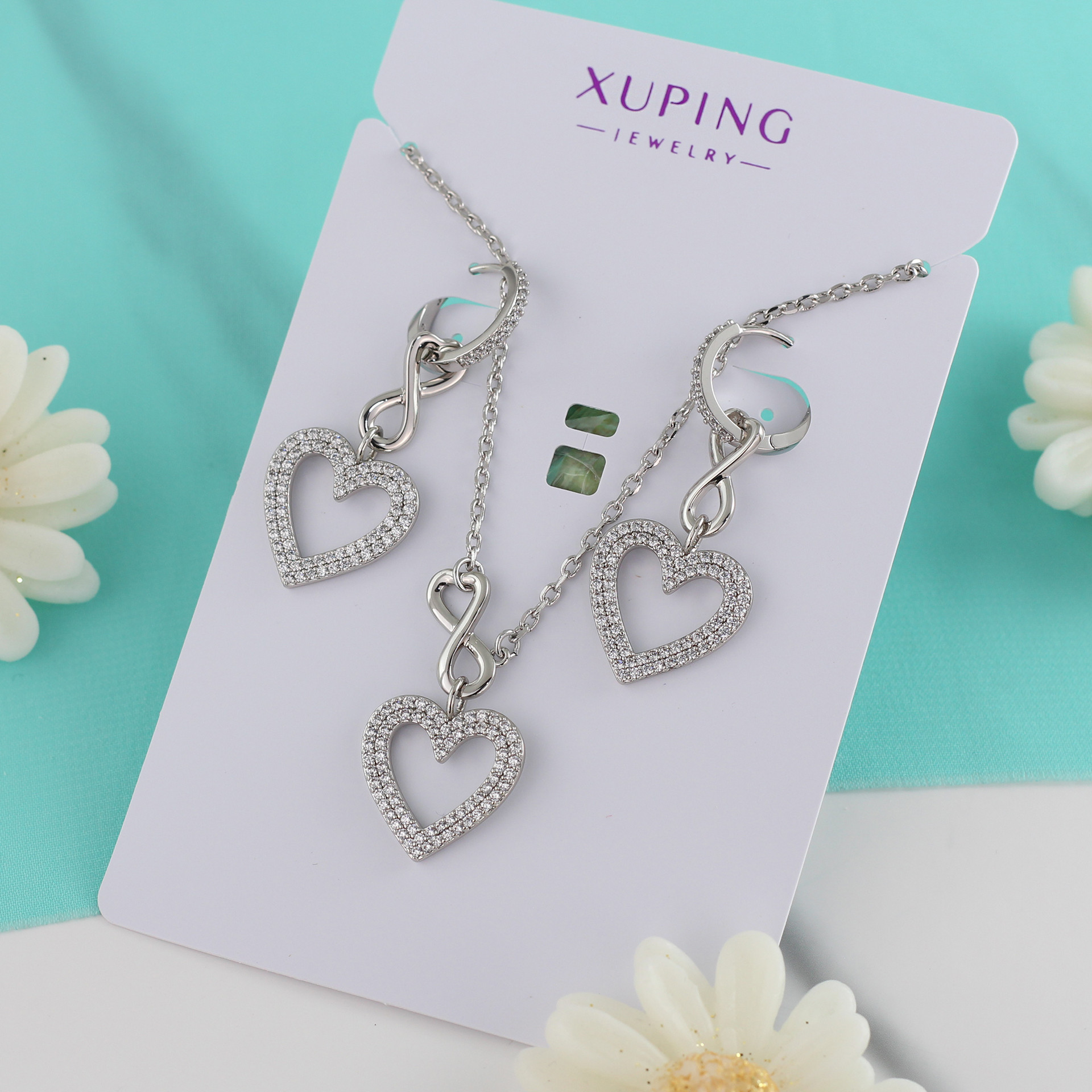 نیم ست زنانه ژوپینگ مدل قلب کد H175