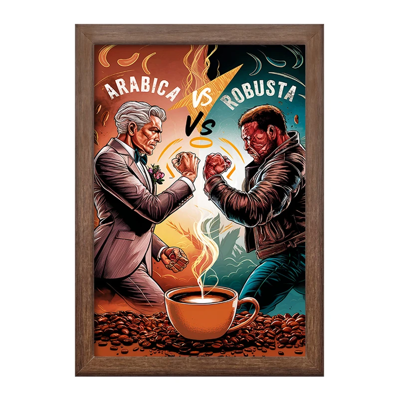 تابلو خندالو طرح قهوه (Coffee) کد F5922