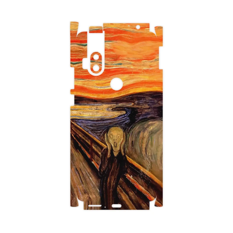 برچسب پوششی ماهوت مدل The Scream of Munch-FullSkin مناسب برای گوشی موبایل موتورولا One Hyper