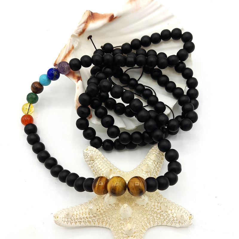 نیم ست مردانه ناماسته مدل سنگ هفت چاکرا و اونیکس کد 42