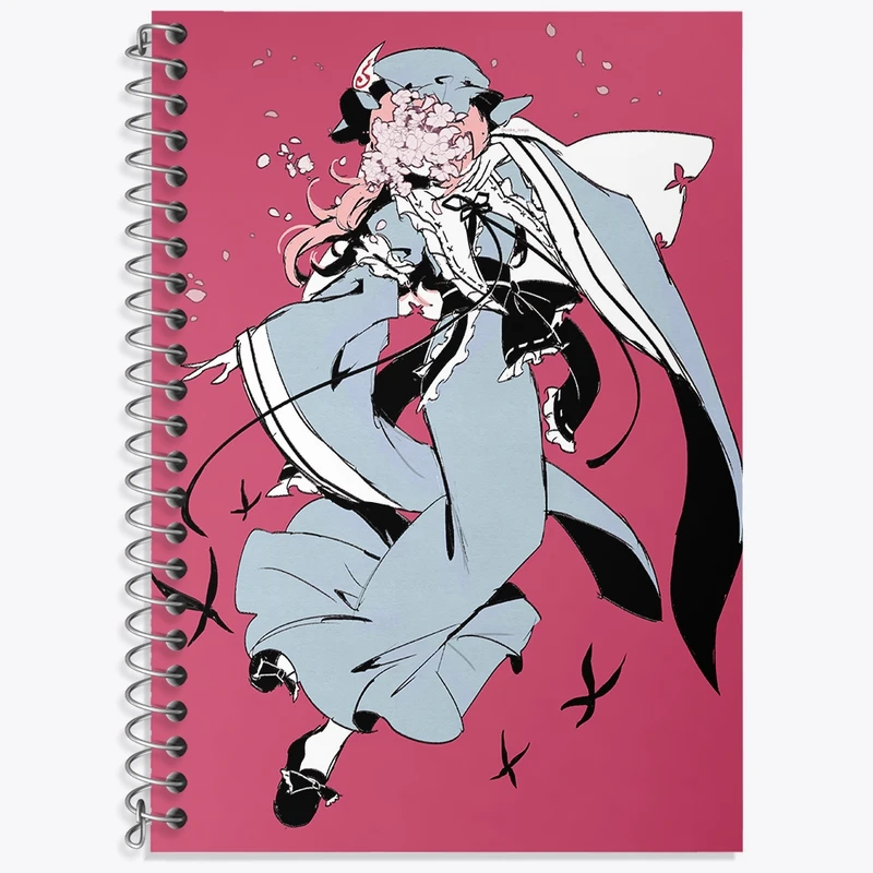 دفتر لغت 50 برگ خندالو طرح بازی توهو (Touhou) کد 35784