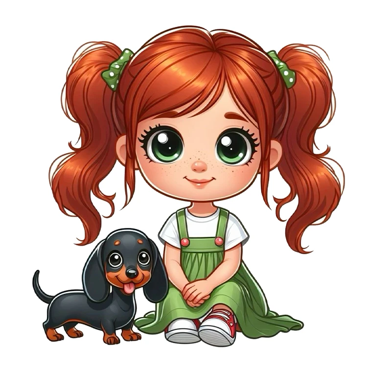 استیکر پارچه و لباس پاد آفرین مدل کارتونی کیوت فانتزی دخترانه کد S4090