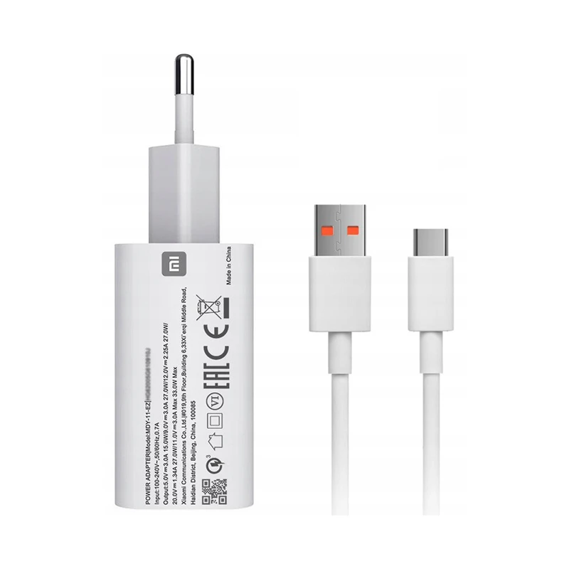 شارژر دیواری مدل MDY-11-EZ به همراه کابل تبدیل USB-C