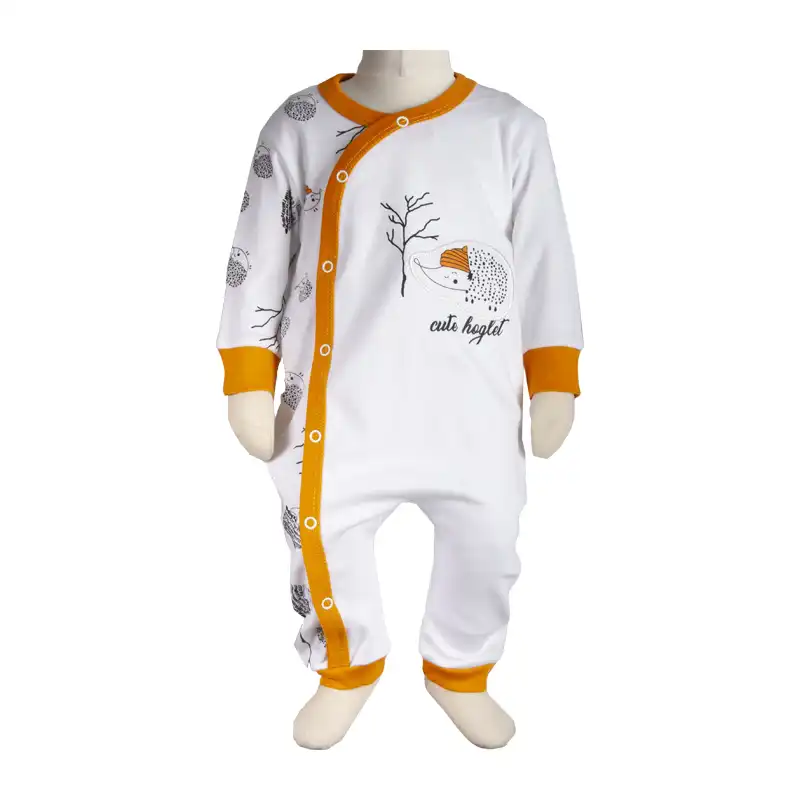 ست سرهمی و کلاه نوزادی آدمک مدل جوجه تیغی کد 130016