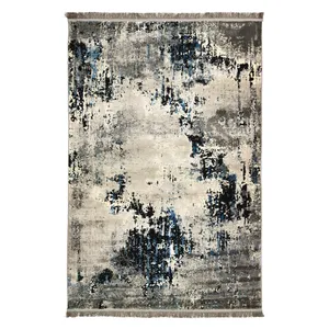 فرش ماشینی برسام کد 9163 زمینه طوسی