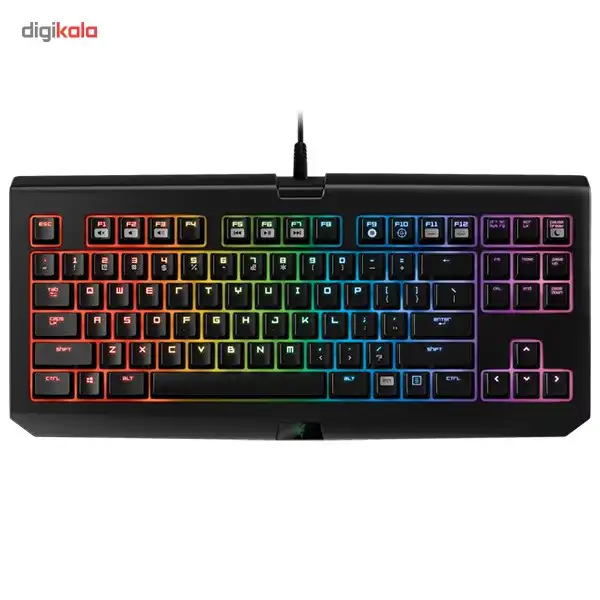کیبورد مکانیکی و مخصوص بازی ریزر مدل BlackWidow Chroma Tournament Edition