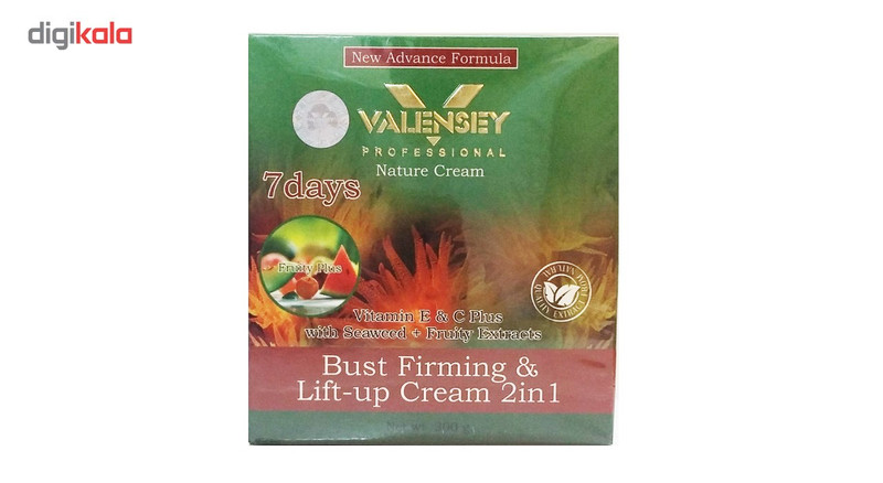 کرم فرم دهنده سینه والنسی حاوی جلبک دریایی حجم 300 میلی لیتر