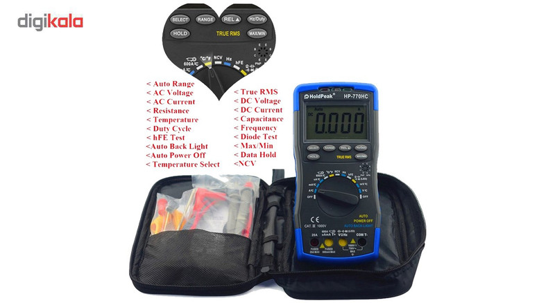 مولتی متر پیشرفته هلدپیک مدل HP-770HC مولتی متر پیشرفته هلدپیک مدل HP-770HC