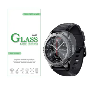 محافظ صفحه نمایش شیلد گلس مدل SMPW مناسب برای ساعت هوشمند سامسونگ Gear S3