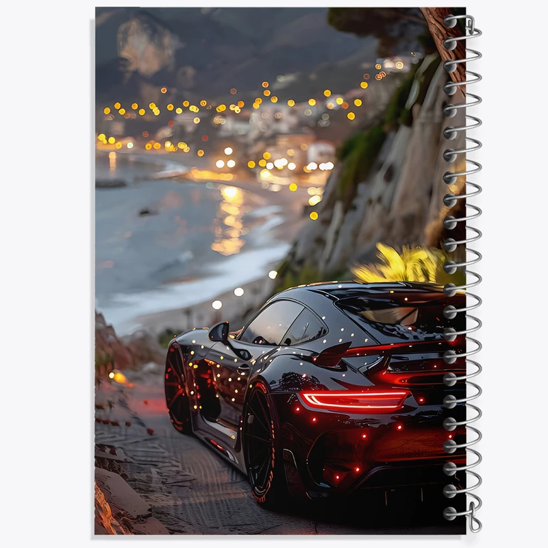 دفتر مشق 50 برگ خندالو طرح ماشین اسپرت کد F7017