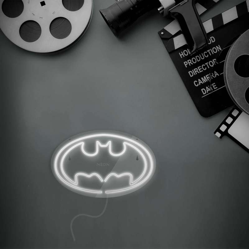 چراغ دیواری نئون دیزاین طرح Batman_WHT