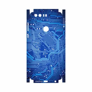 MAHOOT Blue Printed Circuit Board-FullSkin Cover Sticker for Honor 8