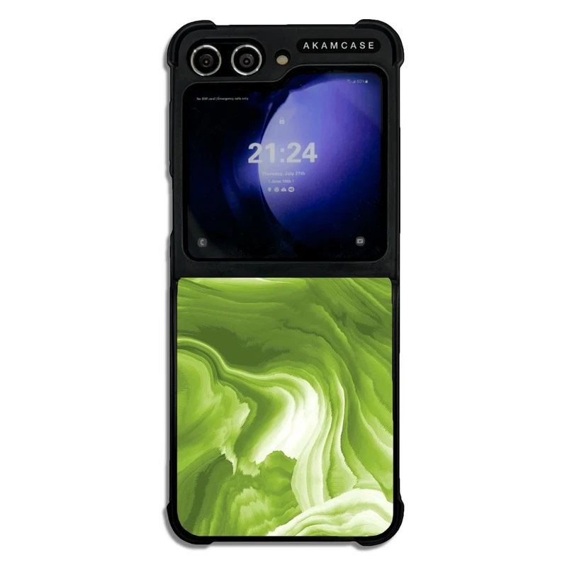 کاور آکام مدل AMCWSGZFLIP5-MARBEL9 مناسب برای گوشی موبایل سامسونگ Galaxy Z Flip 5