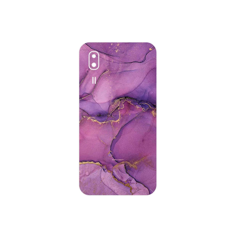 برچسب پوششی ماهوت مدل Purple Marble مناسب برای گوشی موبایل سامسونگ Galaxy A2 Core