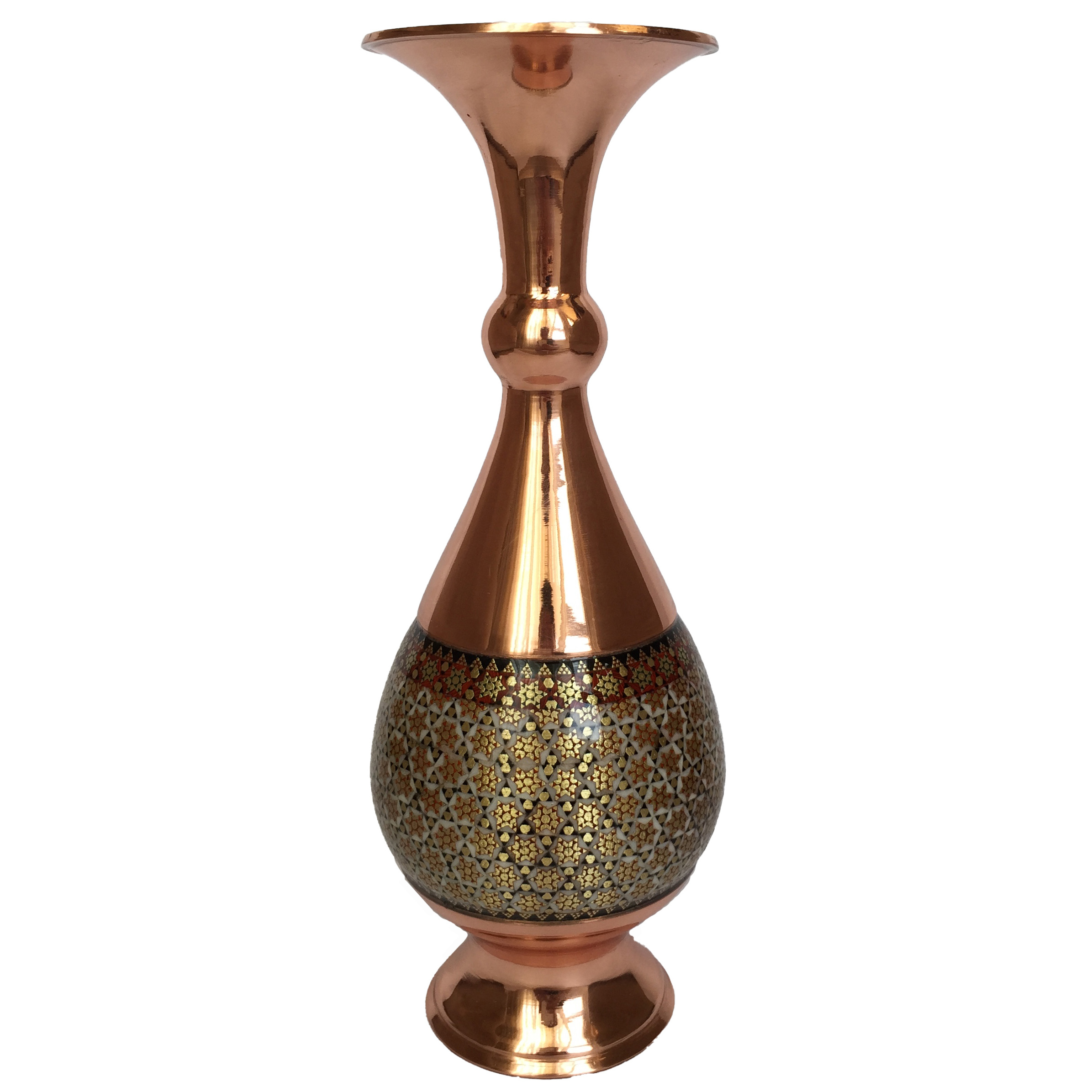 گلدان خاتم کاری کد 12
