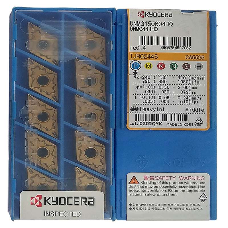 اینسرت کیوسرا مدل DNMG 150604 HQ CA5525 بسته 10 عددی اینسرت کیوسرا مدل DNMG 150604 HQ CA5525 بسته 10 عددی