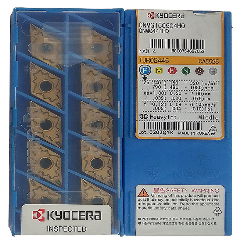 اینسرت کیوسرا مدل DNMG 150604 HQ CA5525 بسته 10 عددی اینسرت کیوسرا مدل DNMG 150604 HQ CA5525 بسته 10 عددی