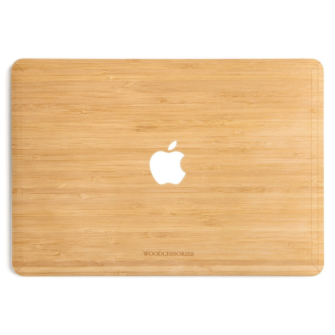 کاور چوبی وودسسوریز مدل Apple Logo مناسب برای مک بوک پرو رتینا 15 اینچی