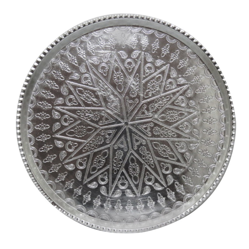 سینی مسی گرد آرت گالری طرح کرمان کد 19