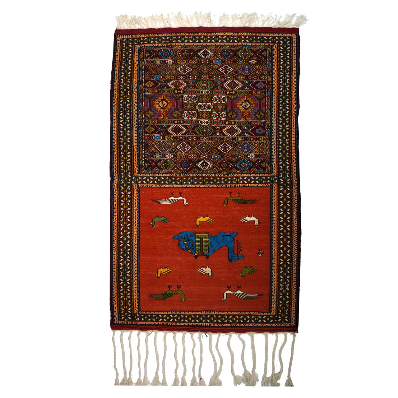 کاپان گلیم  سوزنی دستبافت رستا طرح 51-124