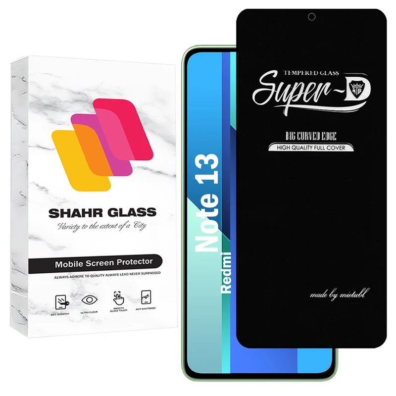 محافظ صفحه نمایش شهر گلس مدل SUPERDNSH مناسب برای گوشی موبایل شیائومی Redmi Note 13 4G