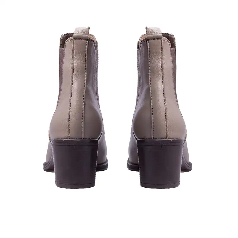 نیم بوت زنانه کد 1271 رنگ ویزون