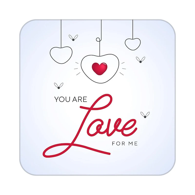 زیر لیوانی کاکتی طرح عاشقانه مدل mp37326