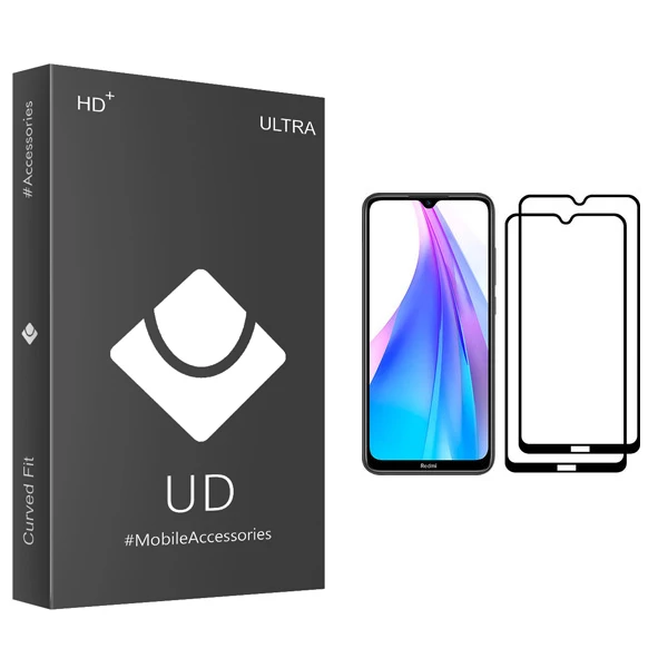 محافظ صفحه نمایش یو دی مدل ULTRA مناسب برای گوشی موبایل شیائومی Redmi Note 8T بسته دو عددی