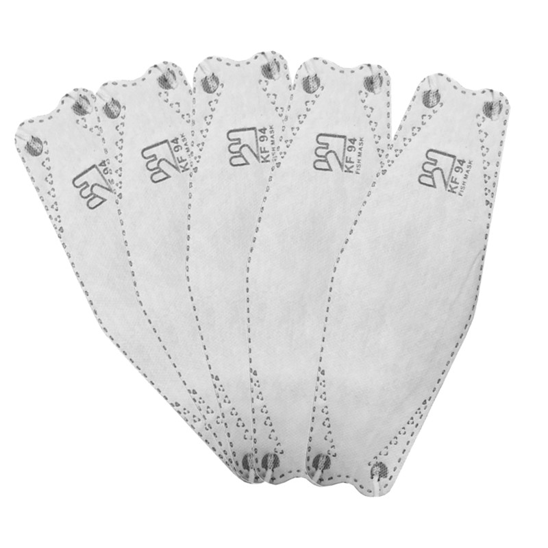 ماسک تنفسی مدل سه بعدی چهار لایه KF94-G4 بسته 5 عددی