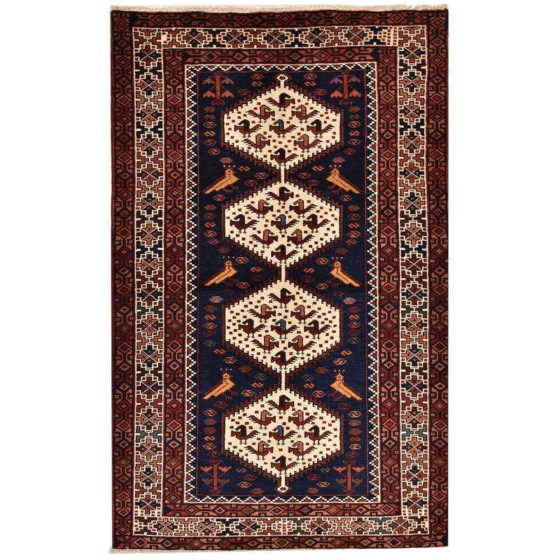 فرش دستبافت دو نیم متری گالری نور کد H1324