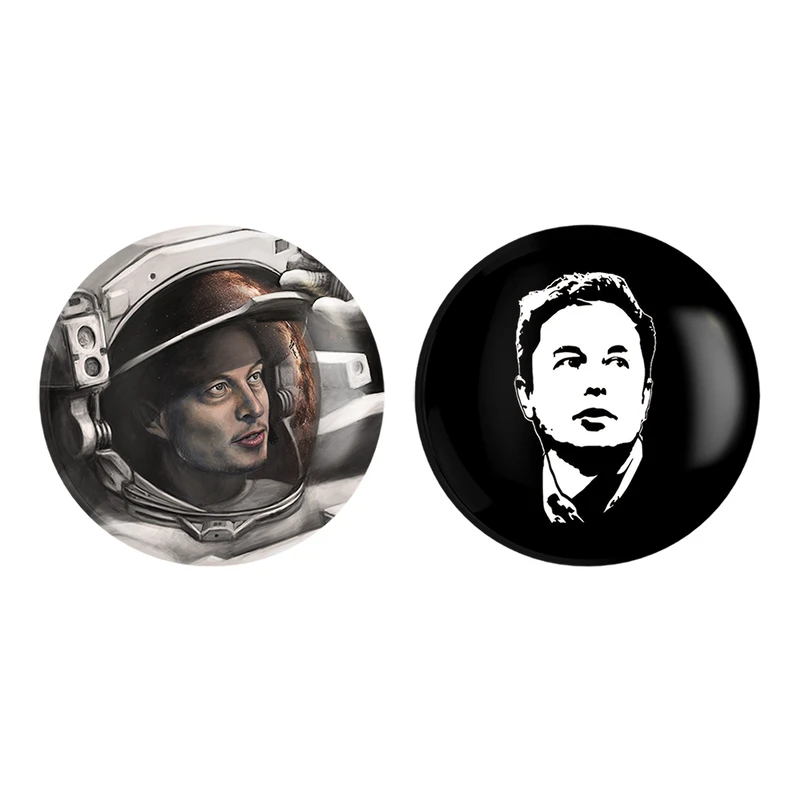 مگنت خندالو طرح ایلان ماسک Elon Musk کد 1092310924 مجموعه 2 عددی