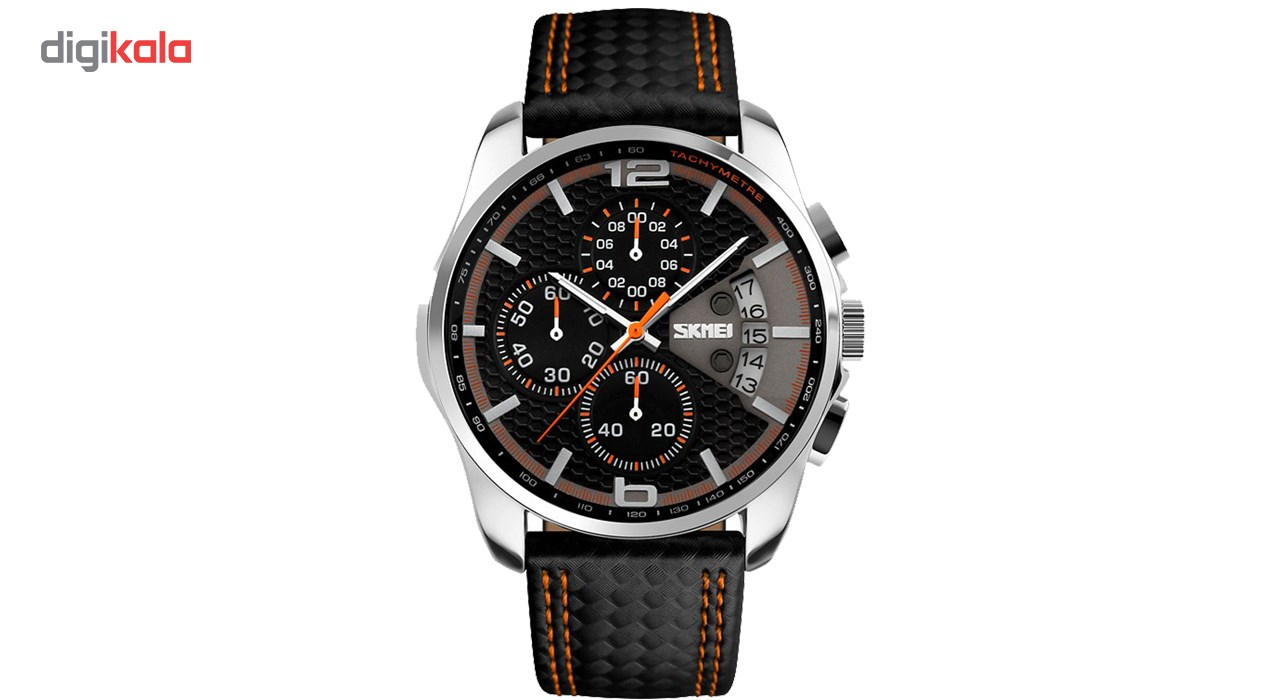 ساعت مچی عقربه ای مردانه اسکمی مدل S9106/Orange