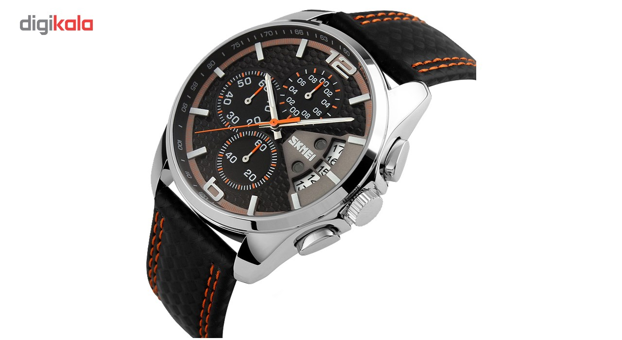 ساعت مچی عقربه ای مردانه اسکمی مدل S9106/Orange