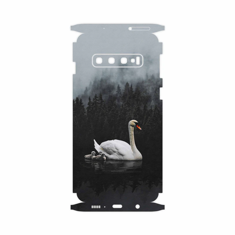 برچسب پوششی ماهوت مدل Swan Lake-FullSkin مناسب برای گوشی موبایل سامسونگ Galaxy S10